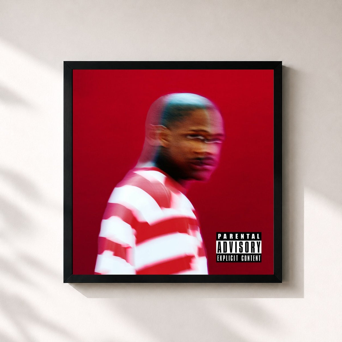 #noir Tableau carré de l'album Still Brazy (Deluxe) de YG, cadre noir 32x32 cm