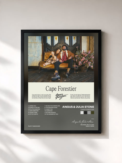 Angus & Julia Stone · Cape Forestier — Stampa incorniciata