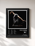 #noir Tableau de l'album Tour Terral (Tres noches en Las Ventas) de Pablo Alborán, cadre noir, imprimé et encadré en France
