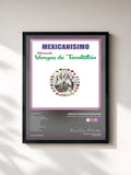 #noir Tableau de l'album Mexicanísimo - Mariachi Vargas de Tecalitlán de Mariachi Vargas De Tecalitlan, cadre noir, imprimé et encadré en France