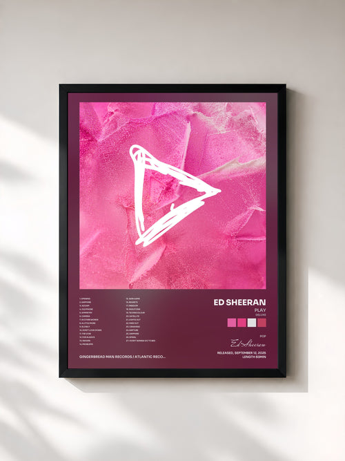 Ed Sheeran · Play (Deluxe) — Framed art print