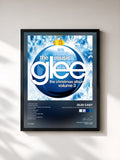#noir Glee: The Music, The Christmas Album Vol. 3 by Glee Cast as a framed art print, black frame, printed and framed in France