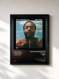 #noir Tableau de l'album Mister Magic de Grover Washington, Jr., cadre noir, imprimé et encadré en France