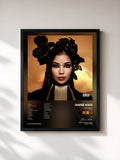 #noir Chilombo (Deluxe) di Jhené Aiko in stampa incorniciata, cornice nera, stampata e incorniciata in Francia