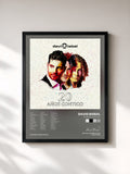 #noir Tableau de l'album 20 Años Contigo de David Bisbal, cadre noir, imprimé et encadré en France