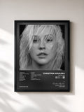 #noir Liberation di Christina Aguilera in stampa incorniciata, cornice nera, stampata e incorniciata in Francia