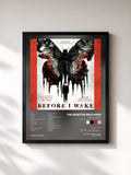 #noir Tableau de l'album Before I Wake (Original Motion Picture Soundtrack) de The Newton Brothers, cadre noir, imprimé et encadré en France