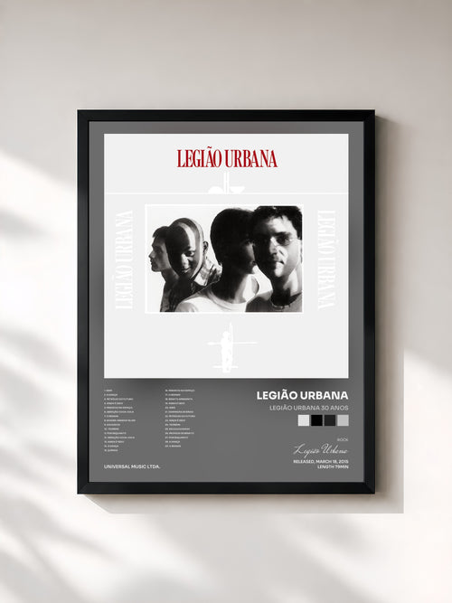 Legião Urbana · Legião Urbana 30 Anos — Stampa incorniciata