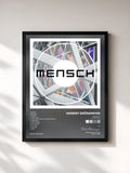 #noir Tableau de l'album Mensch (Remastered 2016) de Herbert Grönemeyer, cadre noir, imprimé et encadré en France
