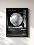 #noir Tableau de l'album The Nights - The Way of 1000 and One Comet de Ezio Bosso, cadre noir, imprimé et encadré en France