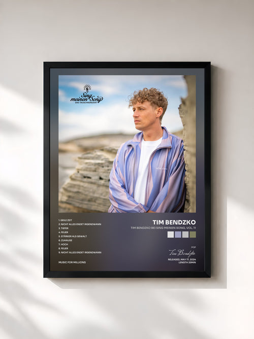 Tim Bendzko · Tim Bendzko bei Sing meinen Song, Vol. 11 — Affiche encadrée