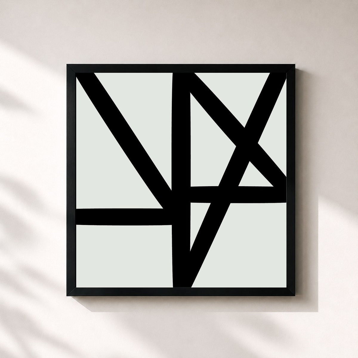 #noir Music Complete: Remix EP di New Order in stampa quadrata incorniciata, cornice nera 32x32 cm