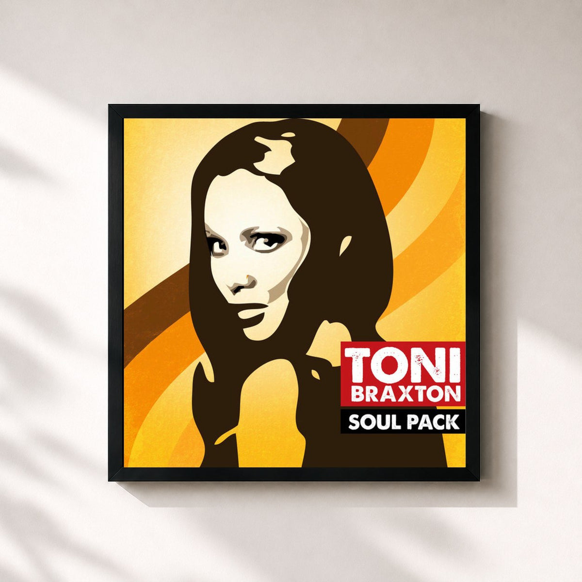 #noir Soul Pack - Toni Braxton - EP by Toni Braxton as a square framed art print, black 32x32 cm frame