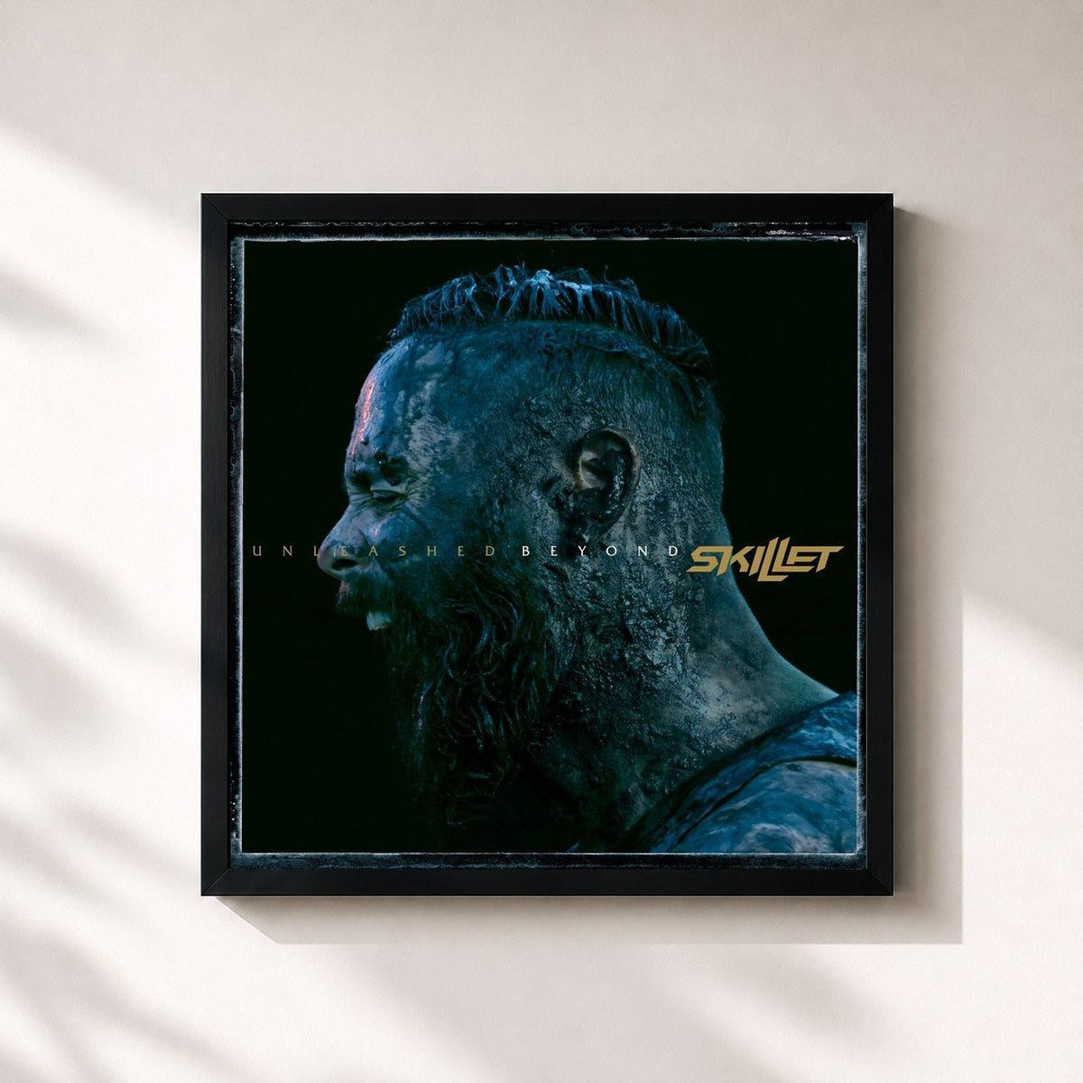 #noir Unleashed Beyond (Special Edition) von Skillet als quadratischer Kunstdruck, schwarzer Rahmen 32x32 cm