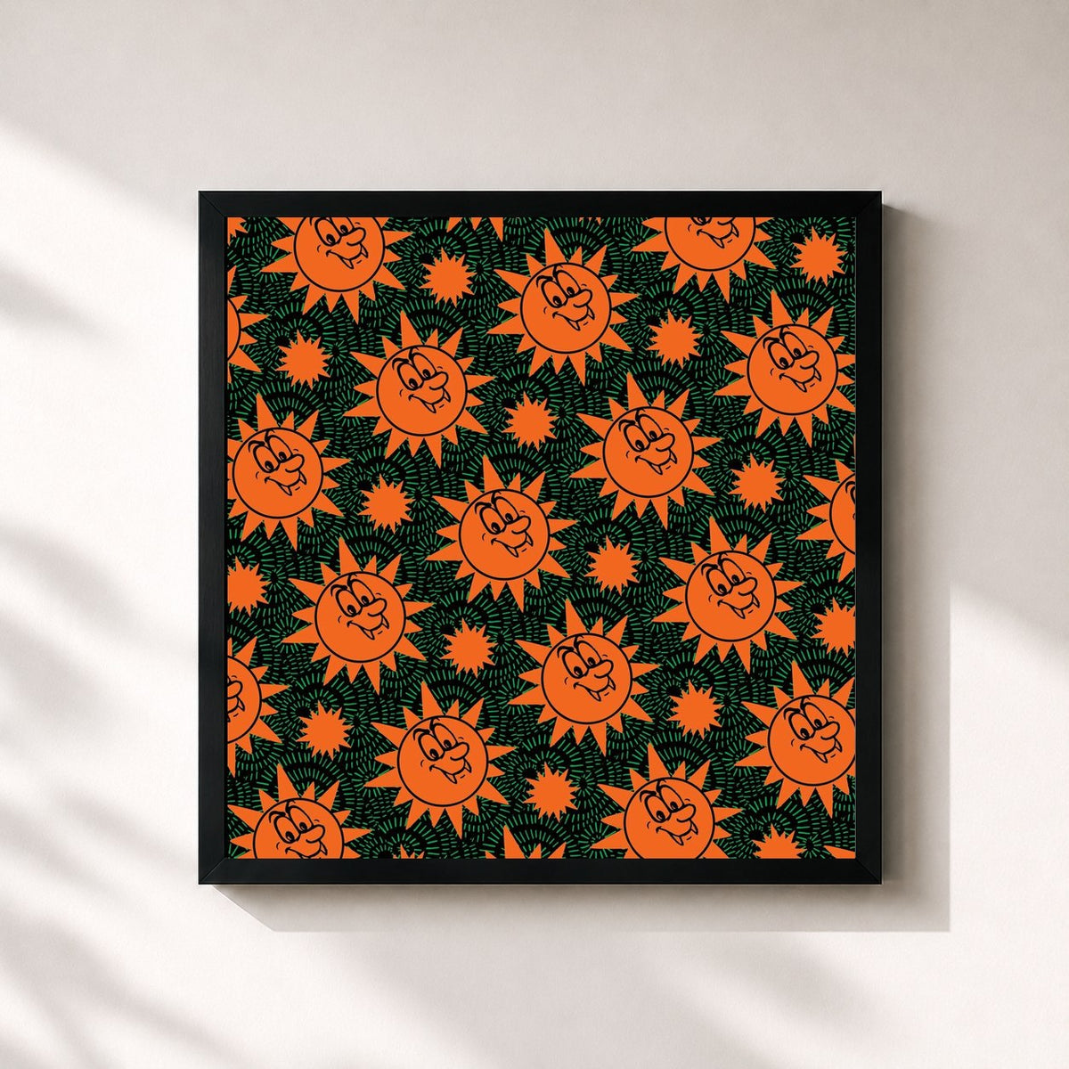 #noir FERXXOCALIPSIS de Feid en lámina cuadrada enmarcada, marco negro de 32x32 cm