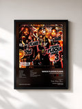 #noir Tableau de l'album LeBron Flocka James 3 de Waka Flocka Flame, cadre noir, imprimé et encadré en France