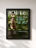 #noir Tableau de l'album Riflessi di me de Francesca Michielin, cadre noir, imprimé et encadré en France
