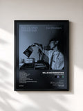 #noir Tableau de l'album Late Developers de Belle and Sebastian, cadre noir, imprimé et encadré en France