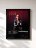 #noir Tableau de l'album Undefeated de Secondhand Serenade, cadre noir, imprimé et encadré en France