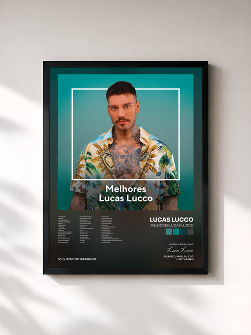 Lucas Lucco · Melhores Lucas Lucco — Affiche encadrée