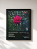 #noir Tableau de l'album A Flower Is A Lovesome Thing de Vince Guaraldi Trio, cadre noir, imprimé et encadré en France