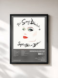 #noir Tableau de l'album The Song Diaries de Sophie Ellis-Bextor, cadre noir, imprimé et encadré en France