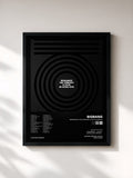 #noir BIGBANG10 THE CONCERT 0.TO.10 IN SEOUL di BIGBANG in stampa incorniciata, cornice nera, stampata e incorniciata in Francia