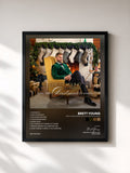 #noir Tableau de l'album Brett Young & Friends Sing The Christmas Classics de Brett Young, cadre noir, imprimé et encadré en France