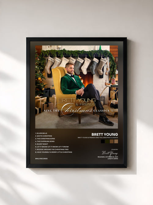 Brett Young · Brett Young & Friends Sing The Christmas Classics — Affiche encadrée