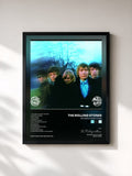 #noir Between The Buttons de The Rolling Stones en lámina enmarcada, marco negro, impresa y enmarcada en Francia