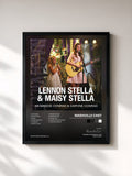 #noir Tableau de l'album Lennon Stella & Maisy Stella As Maddie Conrad & Daphne Conrad de Nashville Cast, cadre noir, imprimé et encadré en France