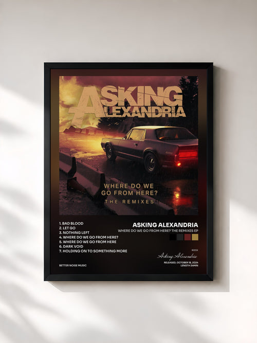 Asking Alexandria · Where Do We Go From Here? The Remixes EP — Stampa incorniciata
