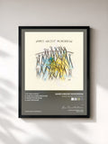 #noir Tableau de l'album James Vincent McMorrow de James Vincent McMorrow, cadre noir, imprimé et encadré en France