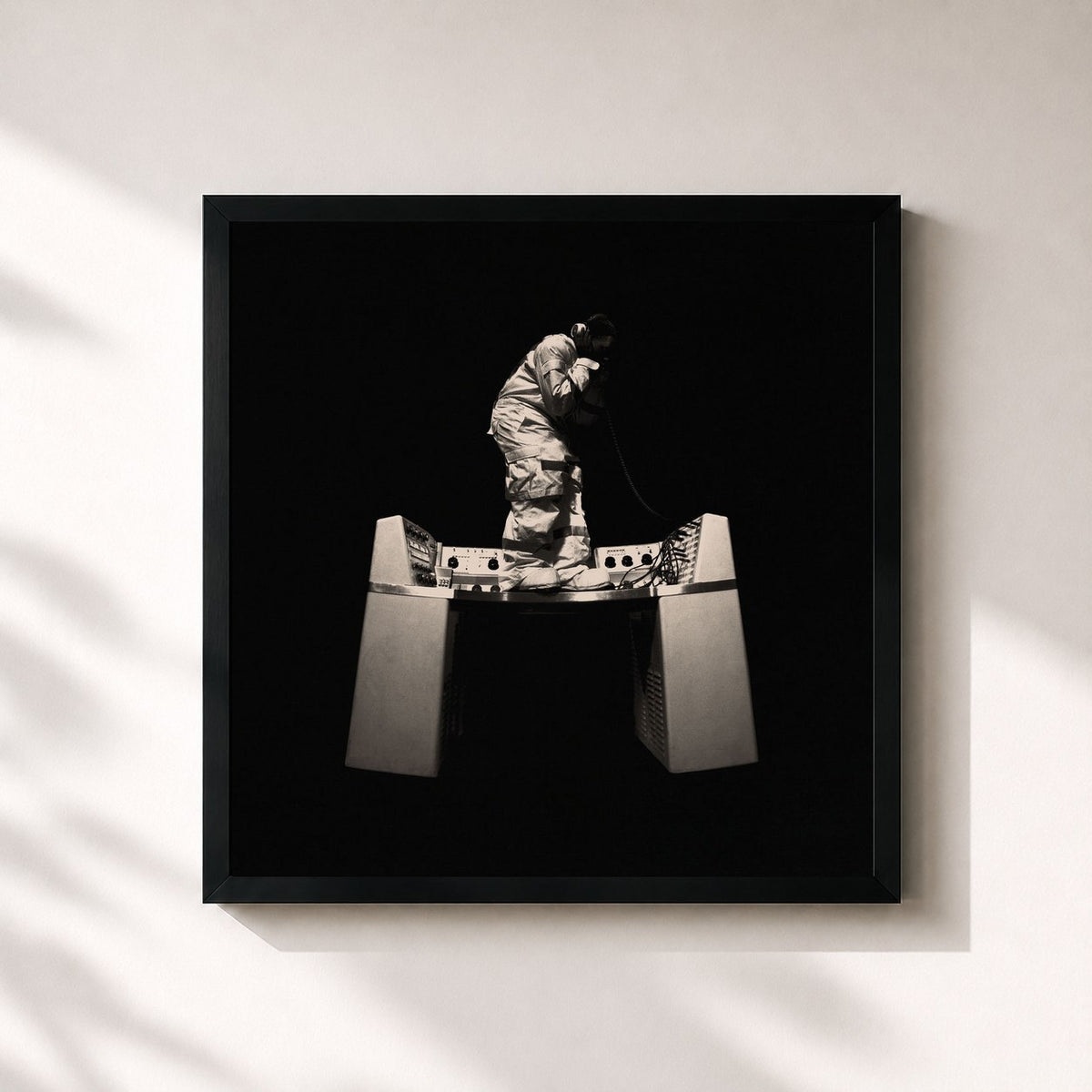 #noir Tableau carré de l'album OCTANE de Don Toliver, cadre noir 32x32 cm
