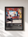 #noir Tableau de l'album Busted Stuff de Dave Matthews Band, cadre noir, imprimé et encadré en France