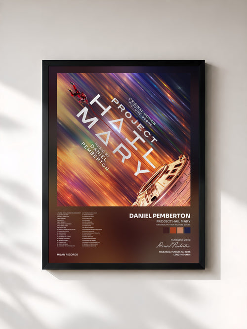Daniel Pemberton · Project Hail Mary (Original Motion Picture Score) — Affiche encadrée