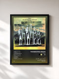 #noir Tableau de l'album Choke de The Beautiful South, cadre noir, imprimé et encadré en France