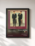#noir Tableau de l'album It's Everly Time de The Everly Brothers, cadre noir, imprimé et encadré en France