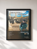 #noir Tableau de l'album Can't Forget: A Souvenir of the Grand Tour de Leonard Cohen, cadre noir, imprimé et encadré en France