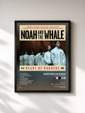 #noir Heart Of Nowhere di Noah And The Whale in stampa incorniciata, cornice nera, stampata e incorniciata in Francia