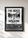 #noir Tableau de l'album The Beast Machine (Deluxe) de La Maquinaria Norteña, cadre noir, imprimé et encadré en France