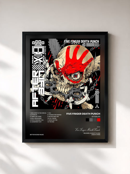 Five Finger Death Punch · AfterLife — Affiche encadrée