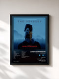 #noir The Odyssey (Original Motion Picture Soundtrack) di Ludwig Goransson in stampa incorniciata, cornice nera, stampata e incorniciata in Francia
