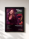 #noir Tableau de l'album Wonderful Christmastime de Trijntje Oosterhuis, cadre noir, imprimé et encadré en France