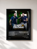 #noir Zé Neto & Cristiano - Acústico von Zé Neto & Cristiano als gerahmter Kunstdruck, schwarzer Rahmen, gedruckt und gerahmt in Frankreich