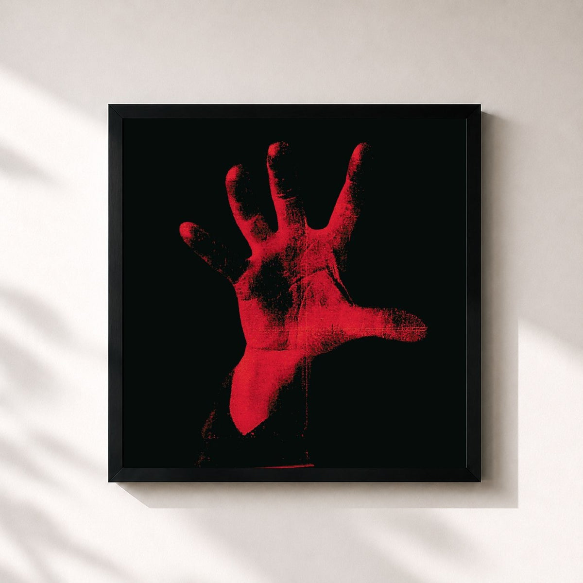 #noir Tableau carré de l'album System Of A Down (Bonus Pack) de System of a Down, cadre noir 32x32 cm