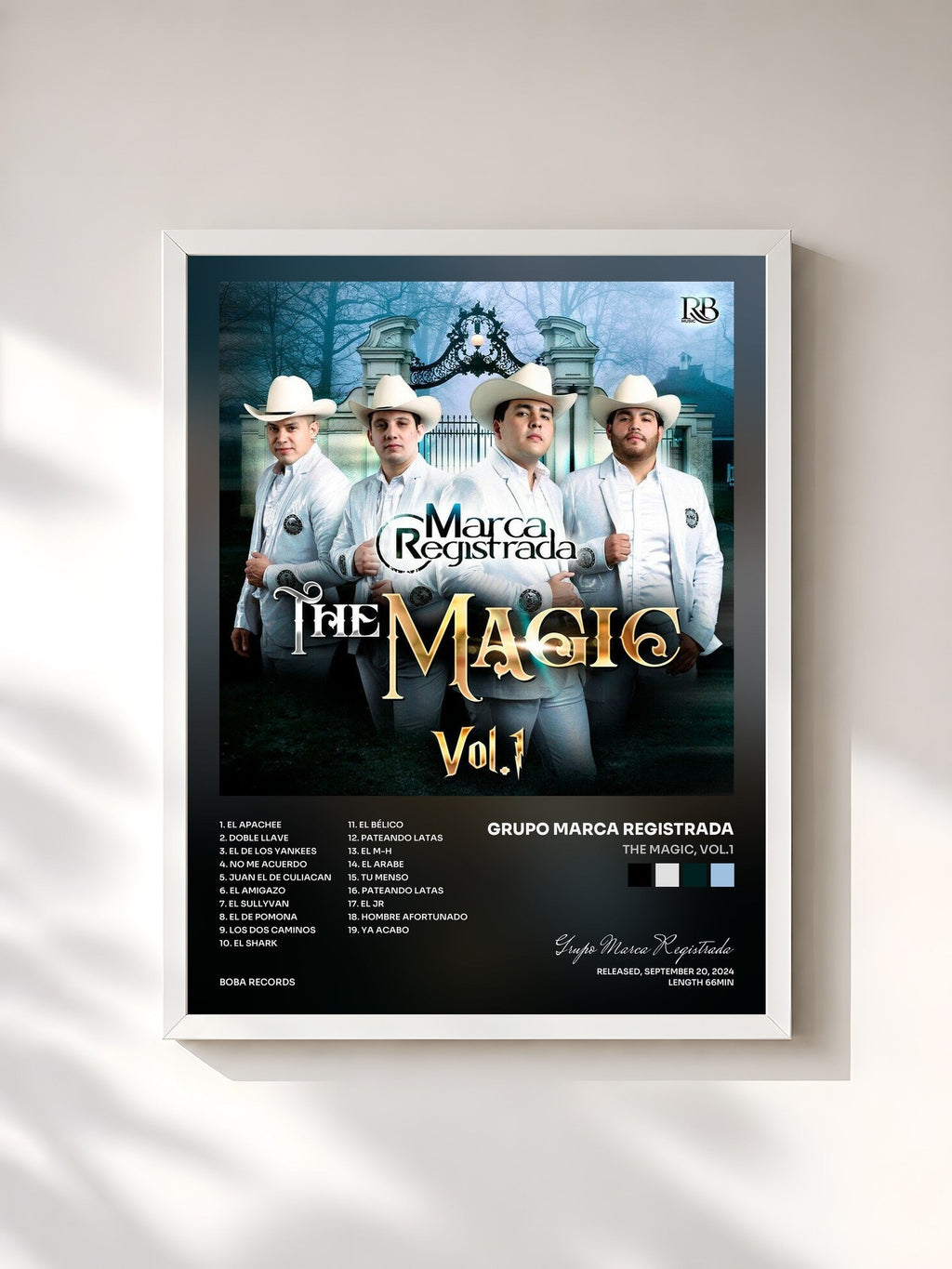 #blanc The Magic, Vol.1 von Grupo Marca Registrada als gerahmter Kunstdruck, weißer Rahmen, gedruckt und gerahmt in Frankreich