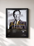 #noir Tableau de l'album The Only Jim Reeves Album You'll Ever Need de Jim Reeves, cadre noir, imprimé et encadré en France