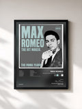 #noir Tableau de l'album The Pama Years: Max Romeo - The Hit Maker de Max Romeo, cadre noir, imprimé et encadré en France