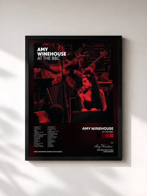 Amy Winehouse · At The BBC — Affiche encadrée